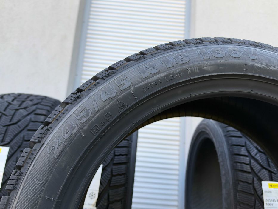 4szt zimowe 245/45R18 Kormoran Snow 100V XL Prod. 2026 rok! 5lat gwarancji