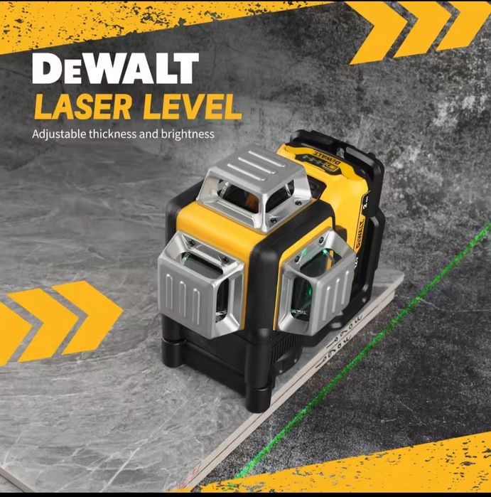 Laser DeWalt DW089LG 360 krzyżowy poziomica laserowa zielony bateria