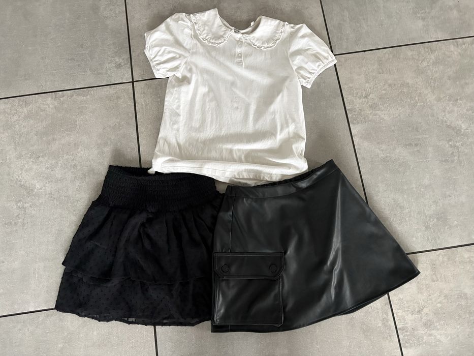 Zestaw 2 spódniczki H&M + bluzka Sinsay