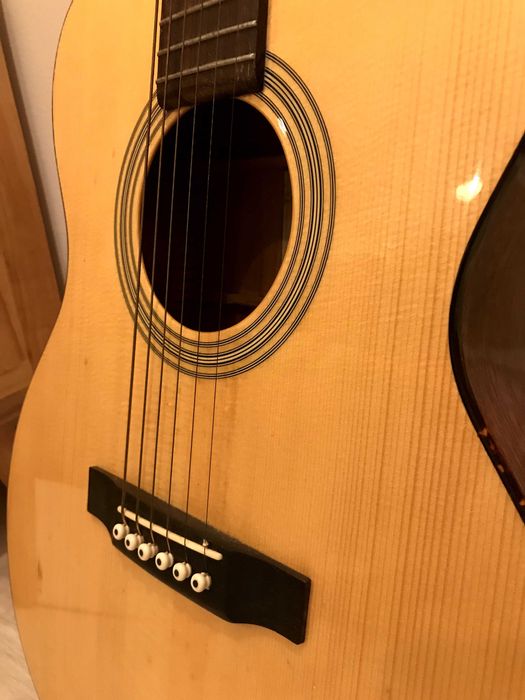 Guitarra Acústica Recording King RO06 Feita a Mão Como Nova + Capa São