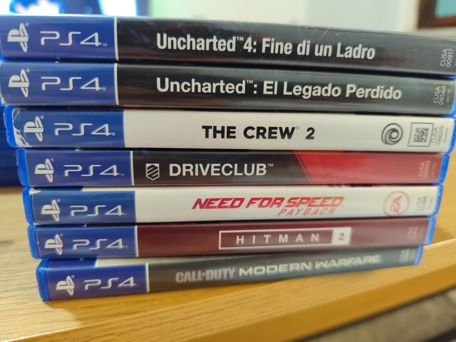 7 jogos PS4 em ótimo estado