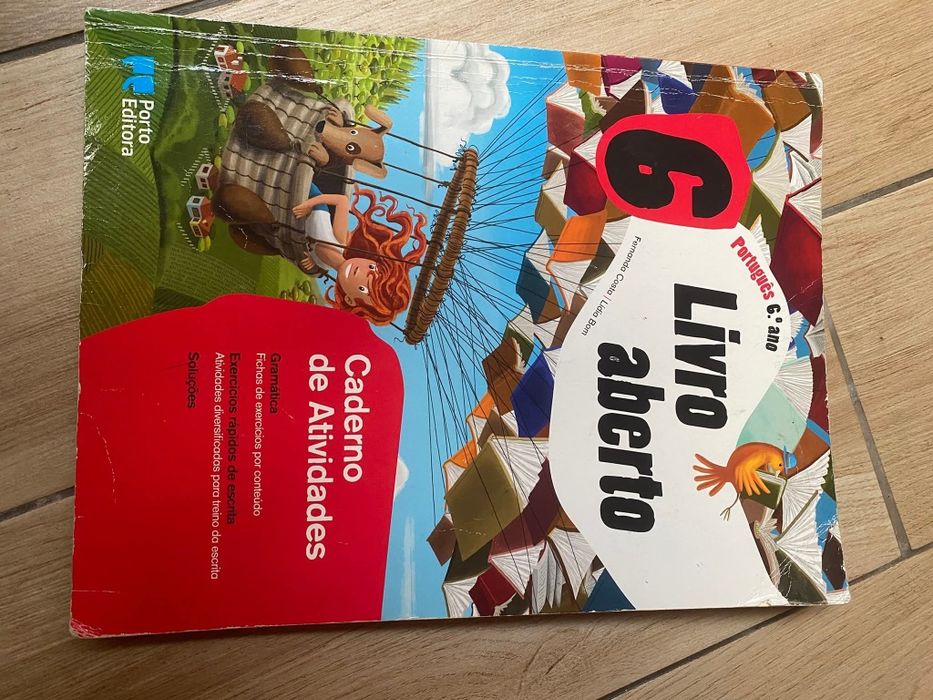Caderno atividades 6 ano usado como novos