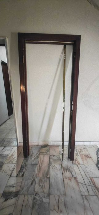 Porta de entrada DE SEGURANÇA COM ARO — conjunto completo