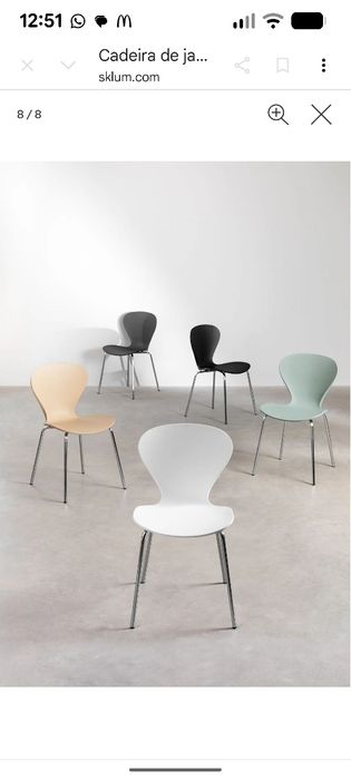 cadeiras IKEA brancas