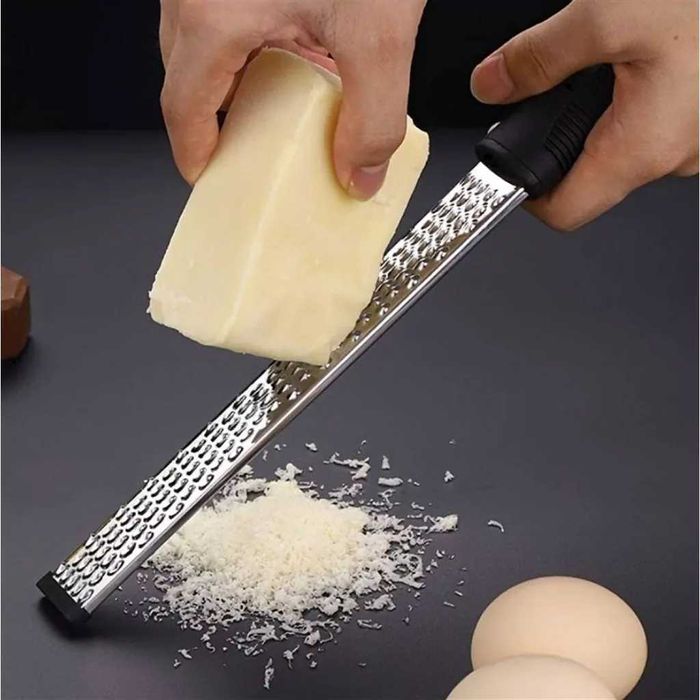 TARKA Ręczna DO CZOSNKU IMBIRU SERA DŁUGA Kuchenna Stalowa Uniwersalna