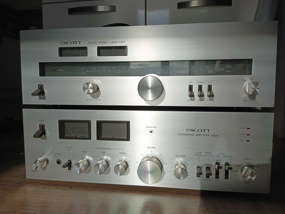 SCOTT Amplifier 440 A, Tuner 570 T