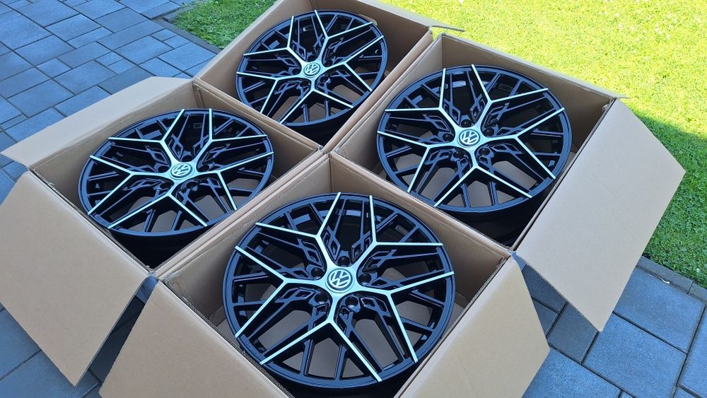 Nowe Alufelgi 5x112 R19 Audi A4 b8 b9 A6 C7 C8 Q2 Q3 Q5 Vw Golf  Passat Arteon Skoda Octavia Superb