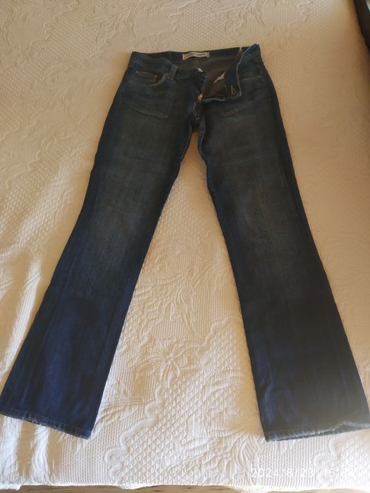 Calças de ganga de cintura baixa