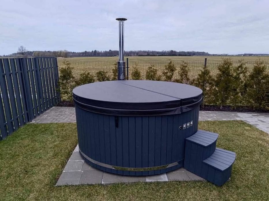 Nowa Jacuzzi Balia Ogrodowa z piecem zewnętrznym. . Od ręki