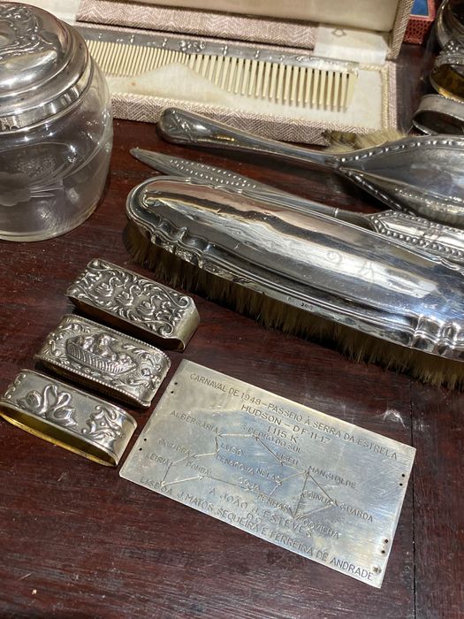 Artigos Prata Portuguesa Contrastada Javali Águia Antigo