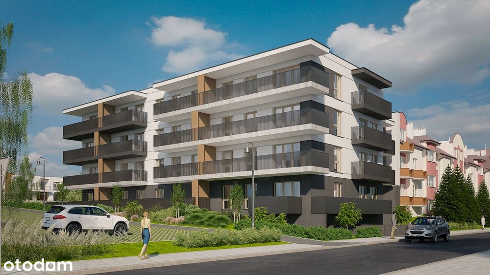 Apartament 15 39.67m2 + Balkon 21.09m2 - Łódzka 166 Częstochowa