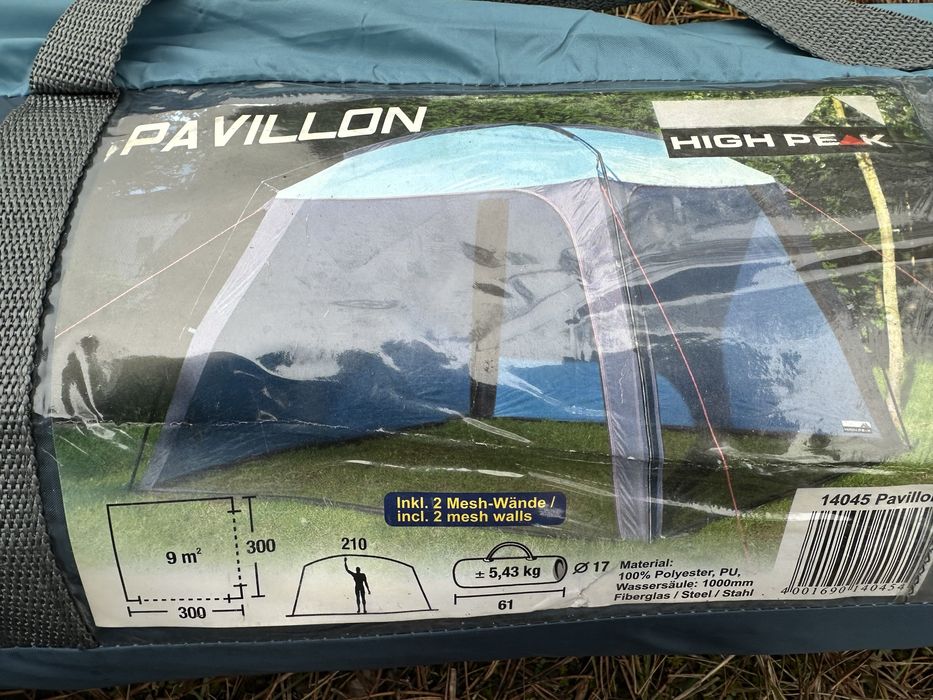 Павільйон High Peak Pavillon 3x3м з Німеччини.