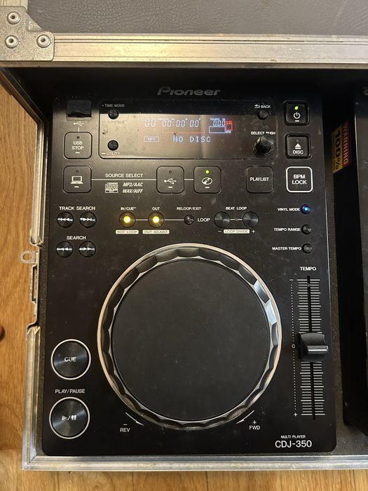 PIONEER DJM + CDJ 350 com Flightcase