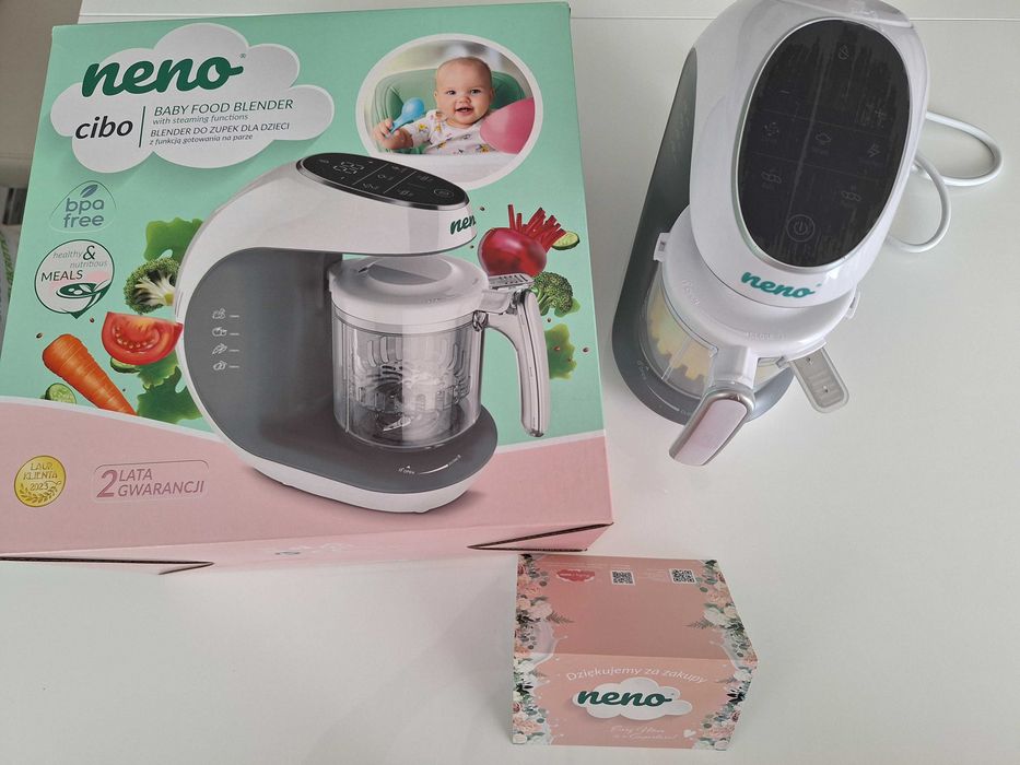 Neno Cibo - parowanie, blendowanie, siekanie posiłków dla niemowląt.