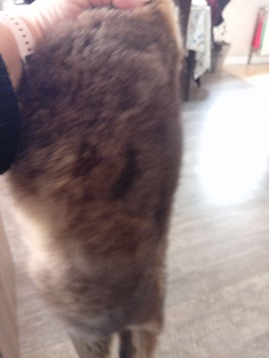 Kaptur z naturalnego futra