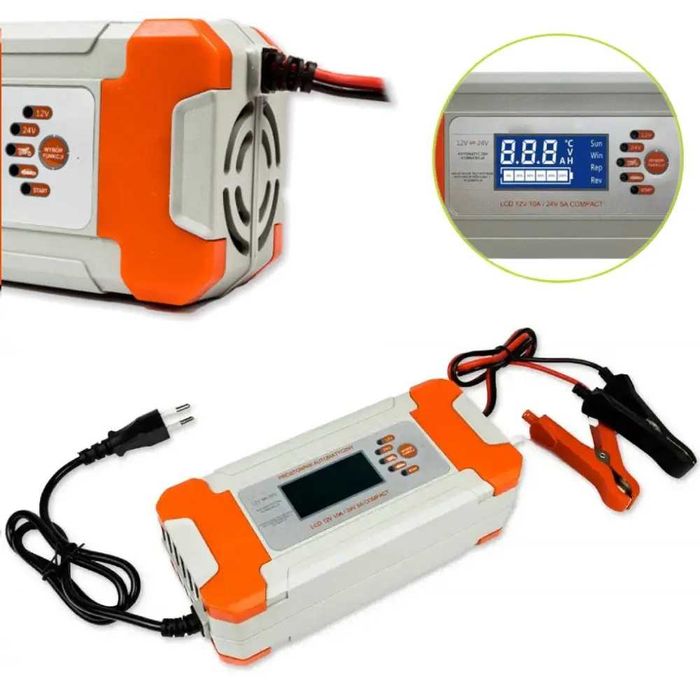 Зарядное для аккумулятора 12V-8A, 24V-4A. Зарядне для акумулятора 12V