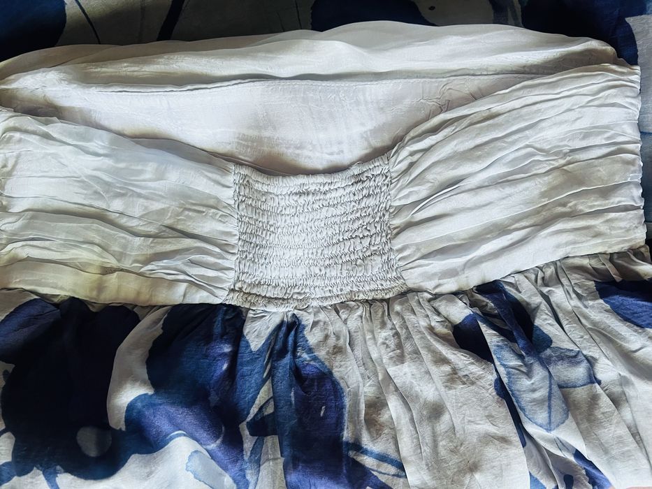 Zara. Jedwab 100%. Ręcznie malowany.