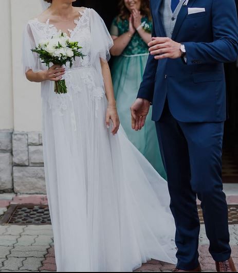 Suknia Ślubna Haida rustykalna Anne-Mariee Oksana Pravnyk 36 S