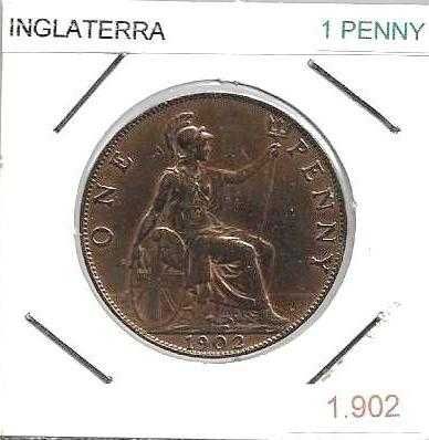 Inglaterra - - “Libra Esterlina” - - - 1 PENNY - - - Moedas
