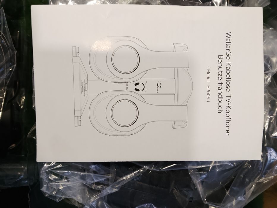 Zestaw dwóch słuchawek bezprzewodowych nowych