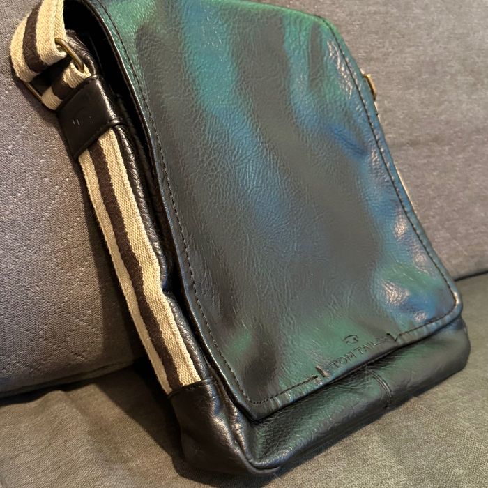 Torba na ramię męska skórzana listonoszka TOM TAILOR