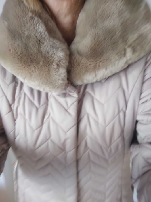 Elegancka ocieplana kurtka/ płaszcz