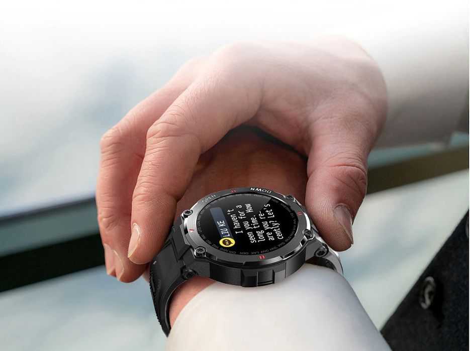 Smartwatch Męski Zegarek Do Xiaomi Samsung Huawei - Czarny