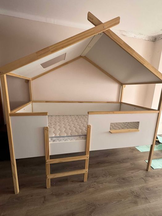 Cama criança estilo casa da Verbaudet