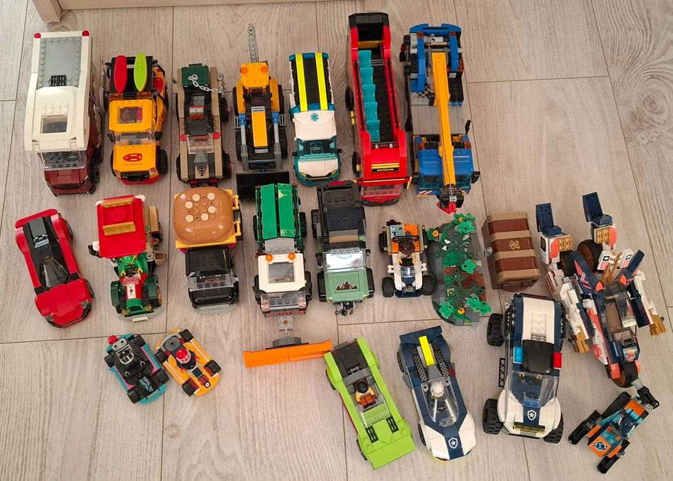 Lego auta dużo modeli instrukcje
