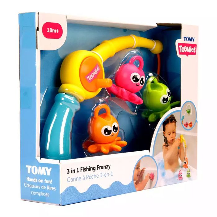 Tomy, zabawka do kąpieli Wędka na ośmiorniczki, E73103. Tomy