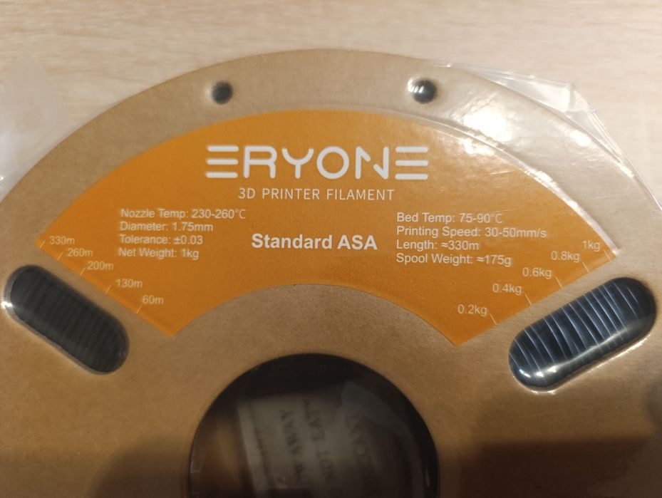 filament do drukarek 3D Eryone Standard ASA.