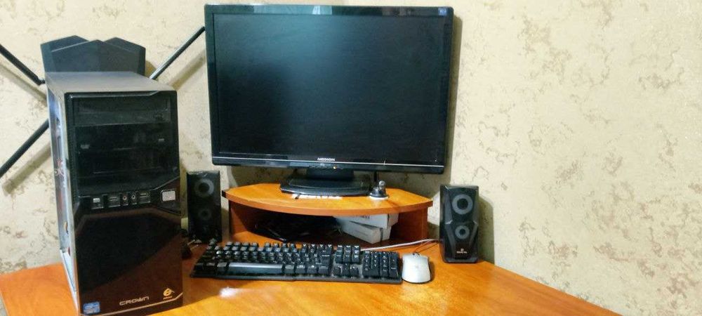 Ігровий ПК + монітор (1920×1200) GTX 1060, 16 ГБ — увімкнув і грай