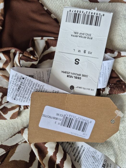 Bikini zebra S 80B/75C/70D Audrey brazyliany