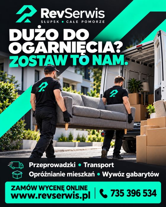 Rev Serwis | Uslugi Przeprowadzkowe, opróżnianie, Transfery, Transport