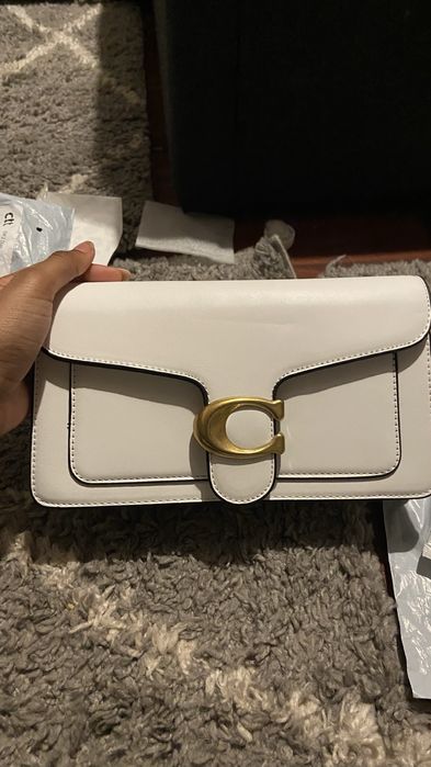 Bolsa branca tabby coach