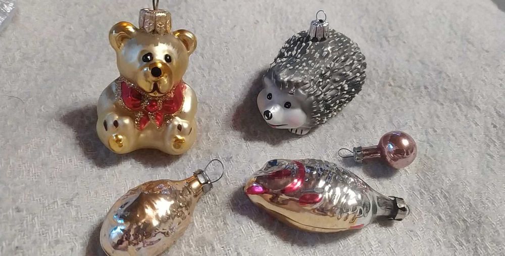 Zestaw ozdób choinkowych