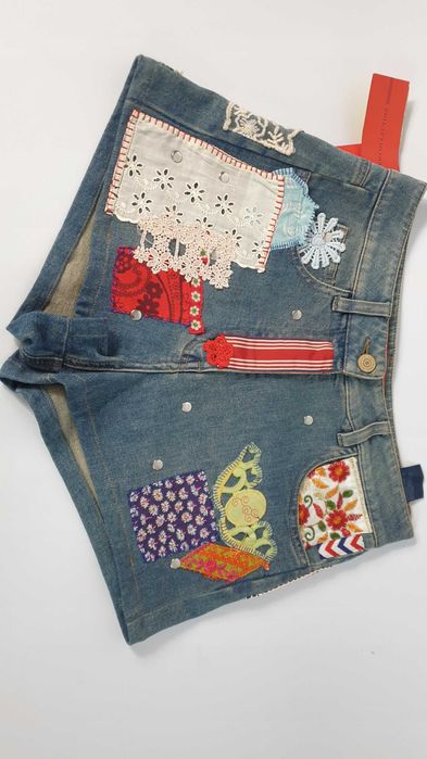 tommy HILFIGER JEANS ORYGINALNE spodenki   granatowe  XS