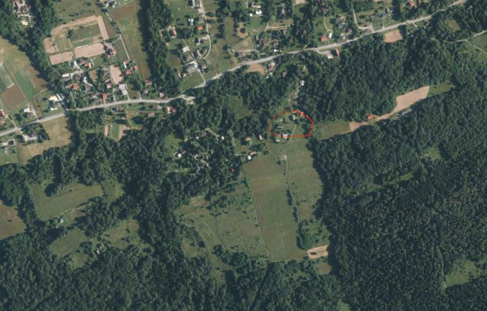 Beskid Niski. Dom murowany / działka 25 arów. Męcina Mała