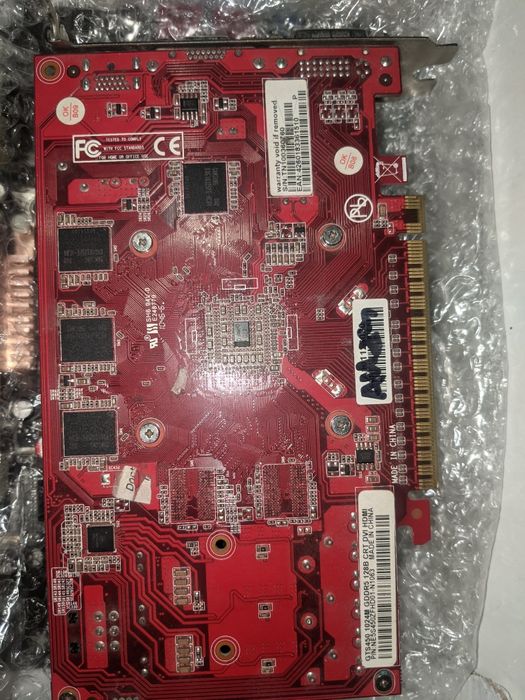 Видеокарта 1гб полностью в рабочем состоянии.