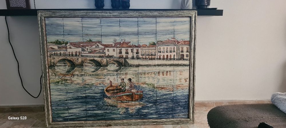 Painel de azulejos pintado à mão