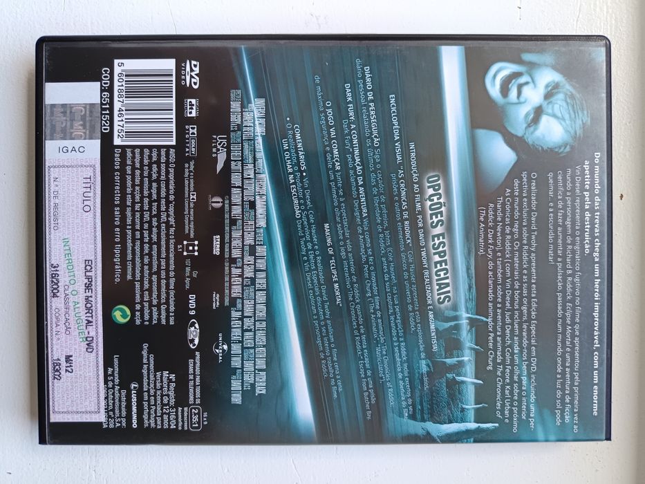 DVD eclipse mortal