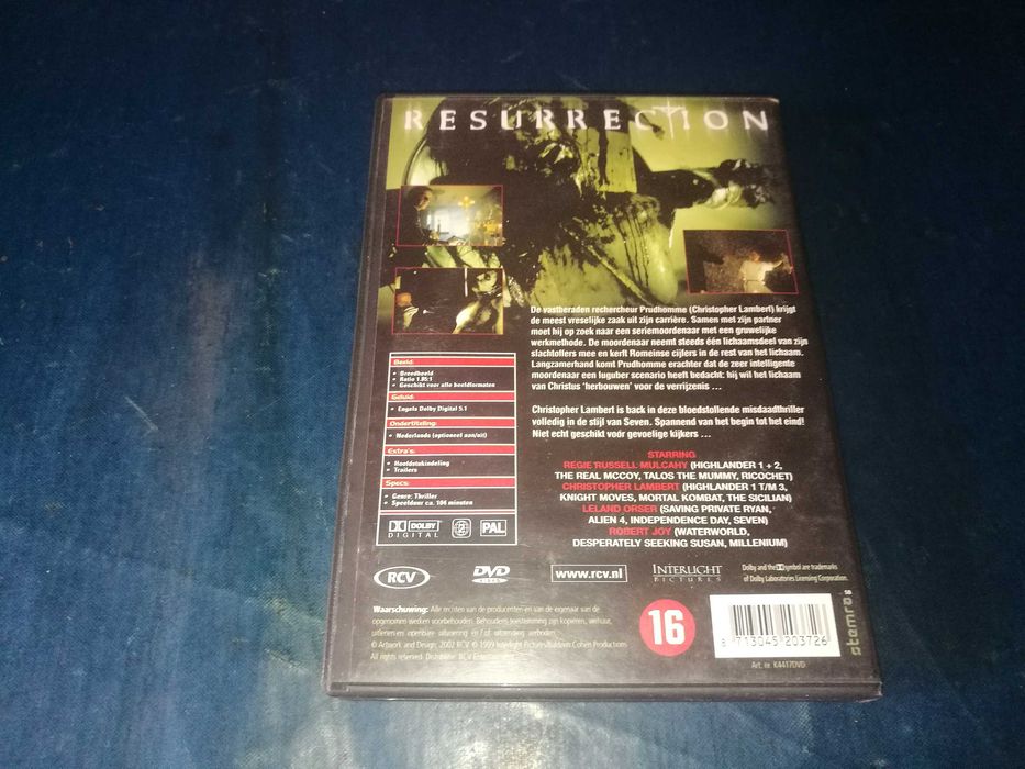 RESURRECTION	DVD legendagem em Inglês