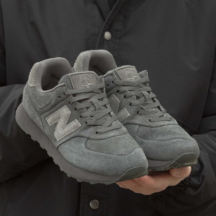 !!WOW!! New Balance 574  x  Stone Island Ghost Pack Dark Grey 38-45