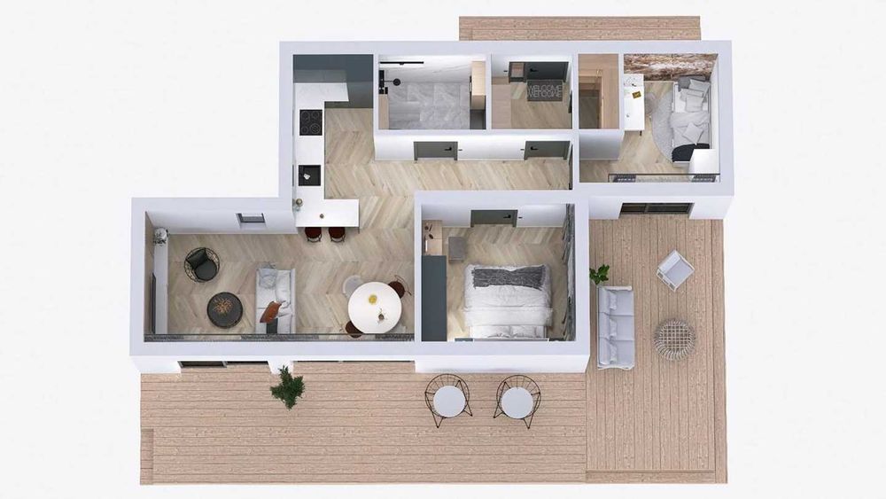 DOM modułowy, całoroczny, mieszkalny na zgłoszenie 70m2