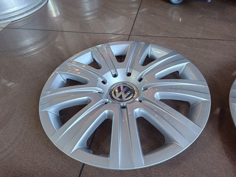 Kołpaki VW 16" Komplet Org 5NO Bardzo ładne Passat Golf Caddy Touran
