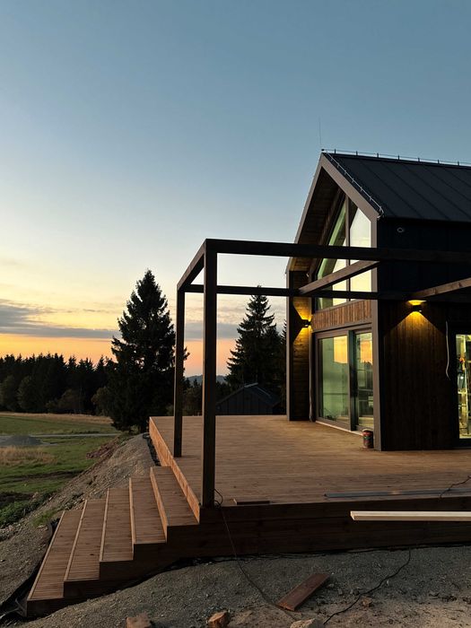 Stodoła drewniana 50m2 z antresolą 25 m2