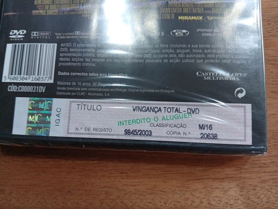 Paid in Full DVD Selado