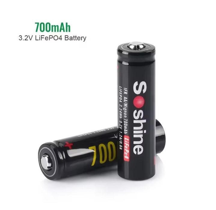 Акумулятор LiFePO4 Soshine 14500 (AA) 3.2 V 700mAh