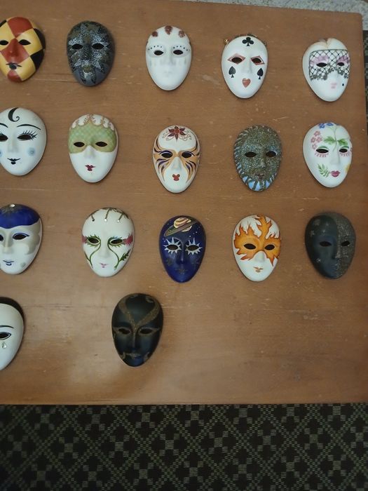 Noites e Faustos em Veneza - Máscaras de coleção