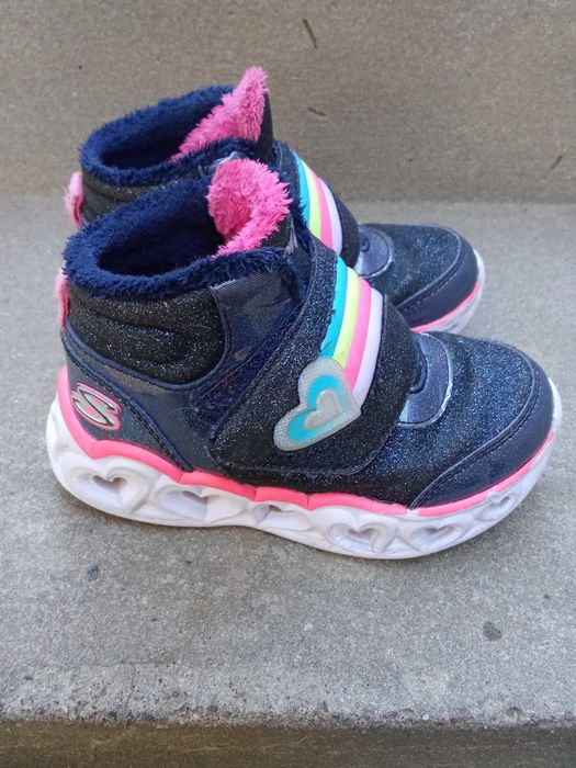 Sapatilhas skechers ( com luzes) usadas